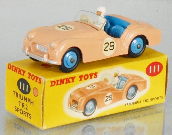 DINKY 111 TRIUMPH TR2 SPORTS CAR (1 of 1)