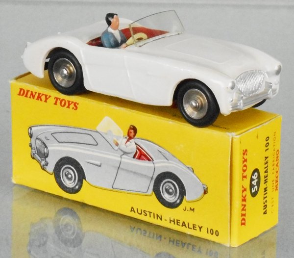 DINKY FR546 AUSTIN HEALEY 100 CONVERTIBLE (1 of 1)