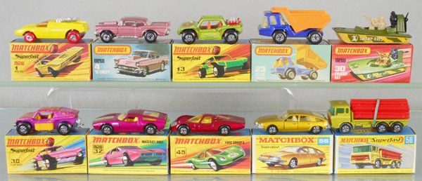 10 MATCHBOX SUPERFASTS (1 of 1)