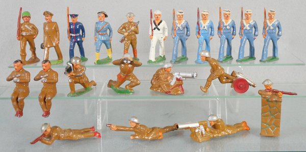 21 DIMESTORE SOLDIERS (1 of 1)