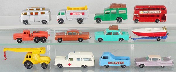 12 MATCHBOX VEHICLES (1 of 1)