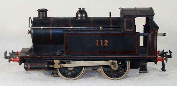 BING TANK LOCO: 1 ga, handpainted tin, electric, 3 small paint flaking spots, C7-8. Complete information covering terms, conditions, payment and shipping is listed below. Please read and understand the information be