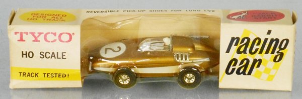 TYCO BRM S627.298 SLOT CAR: TYCO BRM S627.298 SLOT CAR used, orig box minor wear, C9.