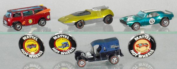 4 HOT WHEELS RED LINES (1 of 1)