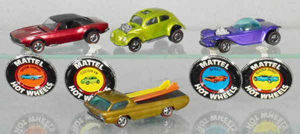 4 HOT WHEELS RED LINES (1 of 1)