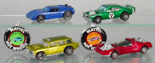 4 HOT WHEELS RED LINES (1 of 1)