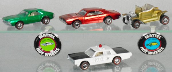 4 HOT WHEELS RED LINES (1 of 1)