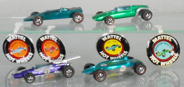 4 HOT WHEELS RED LINES (1 of 1)