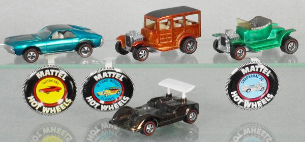 4 HOT WHEELS RED LINES (1 of 1)