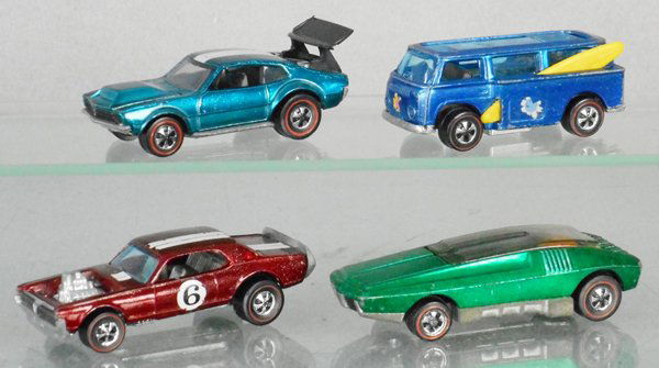 4 HOT WHEELS RED LINES (1 of 1)