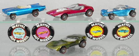 3 Blue Red Line Hot Wheels. Python (missing engine), Custom T-Bird, Beatnik  Bandit (cracked lens) - Bid On Estates Auction Services