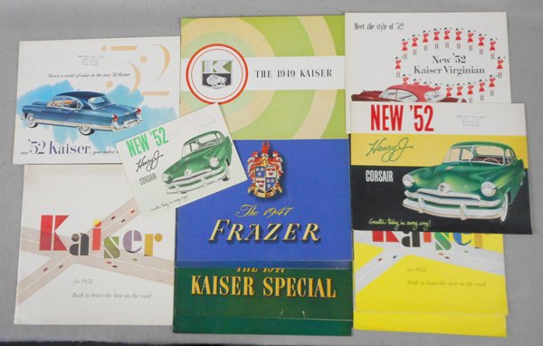 14 KAISER-FRAZER AUTO BROCHURES (1 of 1)