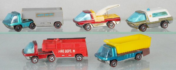 5 HOT WHEELS HEAVY WEIGHTS RED LINES (1 of 1)