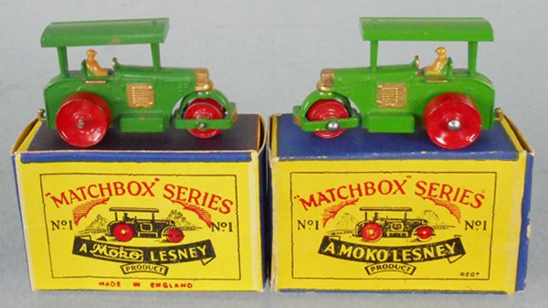 2 MATCHBOX DIESEL ROAD ROLLERS (1 of 1)