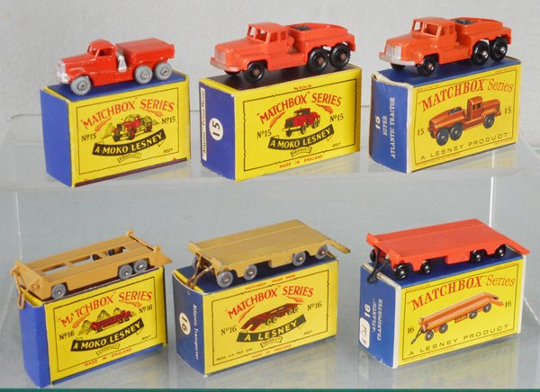 MATCHBOX PRIME MOVERS & ATLANTIC TRAILERS (1 of 1)