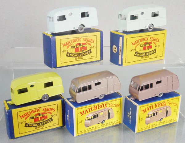 5 MATCHBOX TRAILERS (1 of 1)
