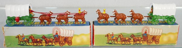 2 LESNEY MATCHBOX COVERED WAGONS (1 of 1)