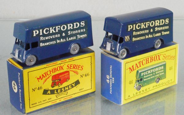 2 MATCHBOX PICKFORDS REMOVAL VANS (1 of 1)