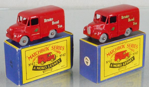 2 MATCHBOX TROJAN BROOKE BOND TEA VANS (1 of 1)