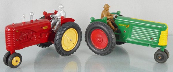 2 SLIK TOY TRACTORS (1 of 1)