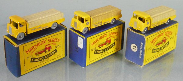 3 MATCHBOX ALBION CHIEFTAIN CEMENT TRUCKS (1 of 1)