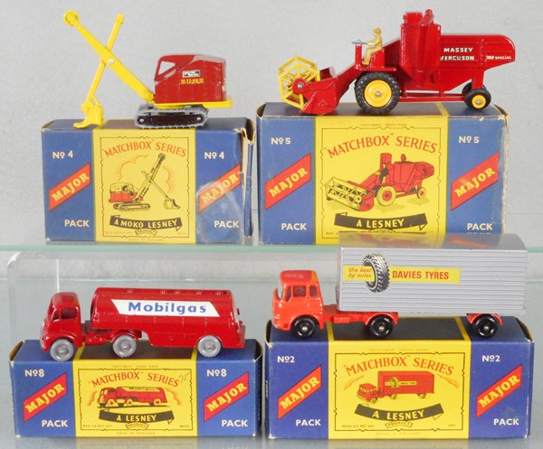 4 MATCHBOX MAJOR PACK VEHICLES (1 of 1)