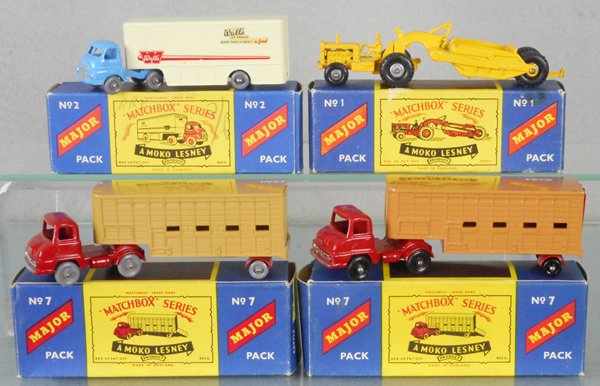 4 MATCHBOX MAJOR PACK VEHICLES (1 of 1)