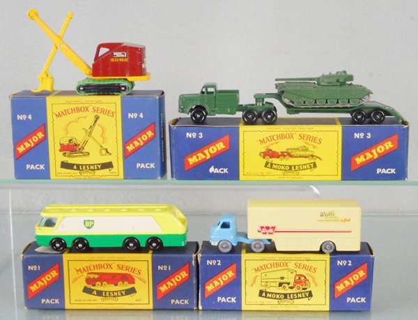 4 MATCHBOX MAJOR PACKS (1 of 1)