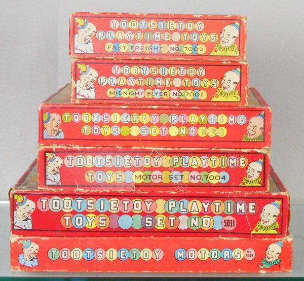 6 TOOTSIETOY ORIG SET BOXES (1 of 1)