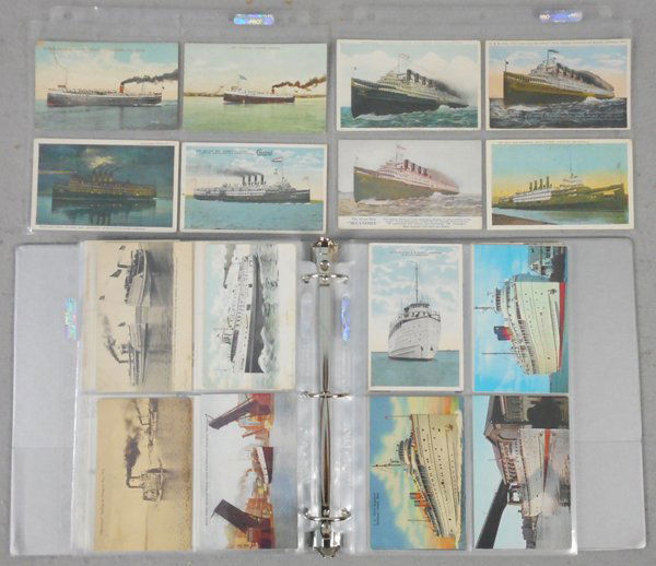 130 GREAT LAKES SHIP POSTCARDS (1 of 1)