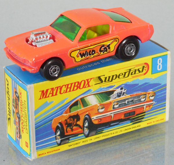MATCHBOX SUPERFAST 8B10 WILDCAT DRAGSTER (1 of 1)