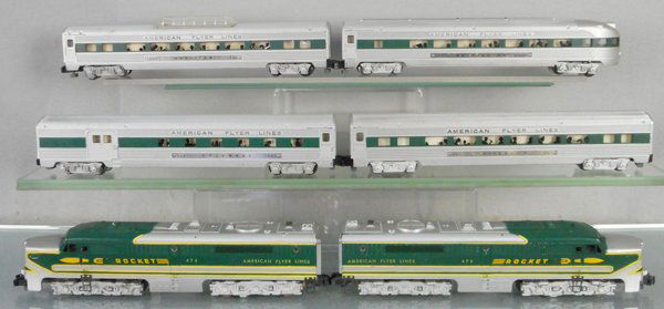 AMERICAN FLYER 5570-H ROCKET TRAIN SET (1 of 2)