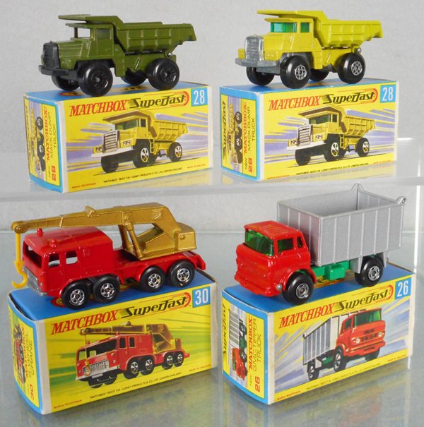 4 MATCHBOX SUPERFAST TRUCKS (1 of 1)