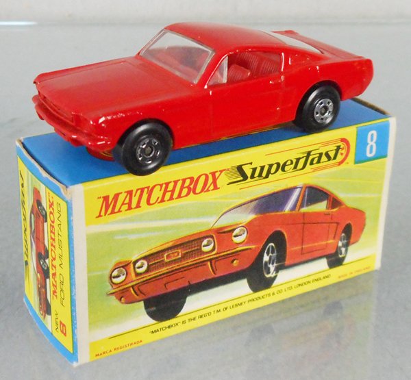 MATCHBOX SUPERFAST 8A2 FORD MUSTANG FASTBACK (1 of 1)