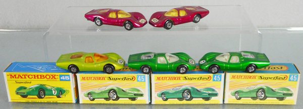 5 MATCHBOX SUPERFAST FORD GROUP 6 AUTOS (1 of 1)
