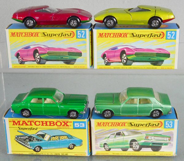 4 MATCHBOX SUPERFASTS, (1 of 1)