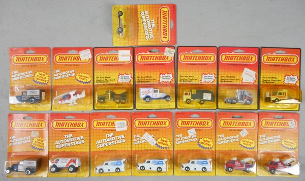 15 MATCHBOX CARDED VEHICLES (1 of 1)