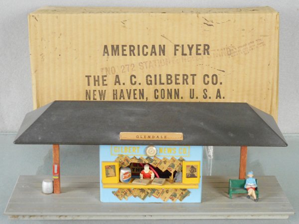 AMERICAN FLYER 272 STATION & NEWSSTAND (1 of 1)
