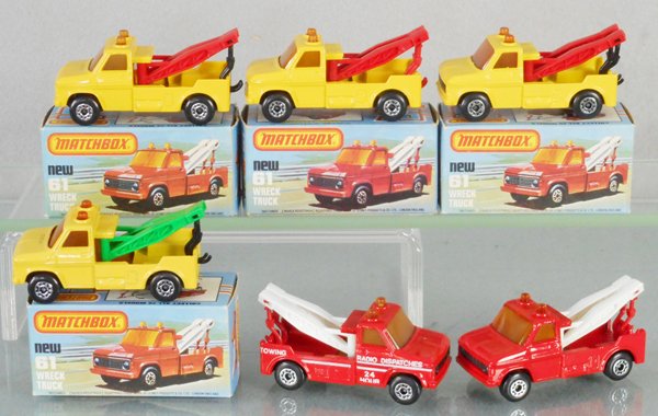 6 MATCHBOX SUPERFAST WRECKERS (1 of 1)