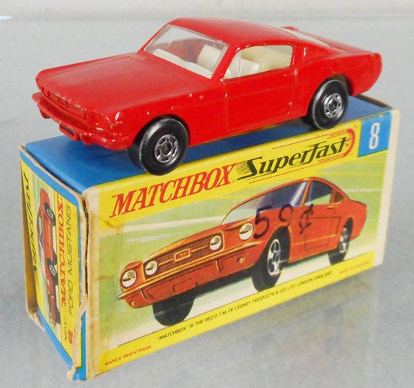 MATCHBOX SUPERFAST 8A4 FORD MUSTANG FASTBACK (1 of 1)