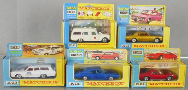 5 MATCHBOX KING SIZE VEHICLES (1 of 1)
