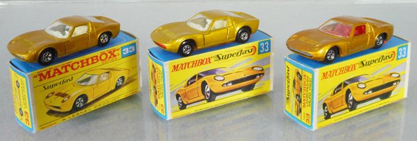 3 MATCHBOX SUPERFAST LAMBORGHINI MIURAS (1 of 1)
