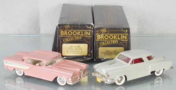 2 BROOKLIN MODEL CARS (1 of 1)