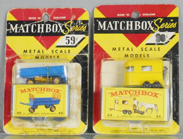 2 MATCHBOX CARDED VEHICLES (1 of 1)
