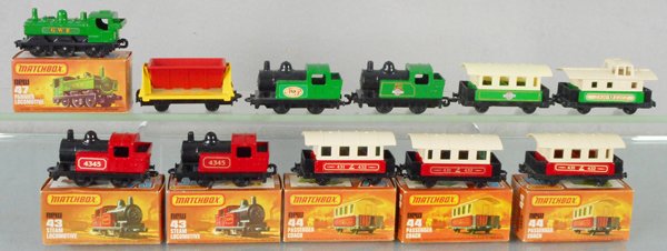 11 MATCHBOX SUPERFAST TRAINS (1 of 1)