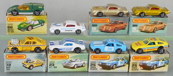 8 MATCHBOX SUPERFAST SPORTS CARS (1 of 1)