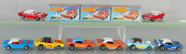 8 MATCHBOX SUPERFAST DODGE CHALLENGERS (1 of 1)