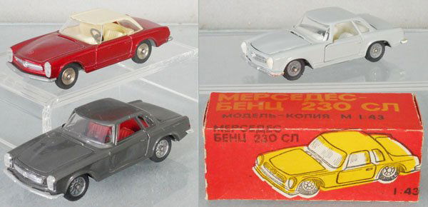 3 MERCEDES 230SL AUTOS (1 of 1)