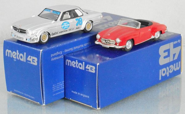 2 WESTERN MODELS MERCEDES BENZ AUTOS (1 of 1)