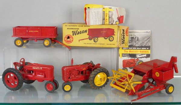 4 MASSEY-HARRIS FARM VEHICLES (1 of 1)